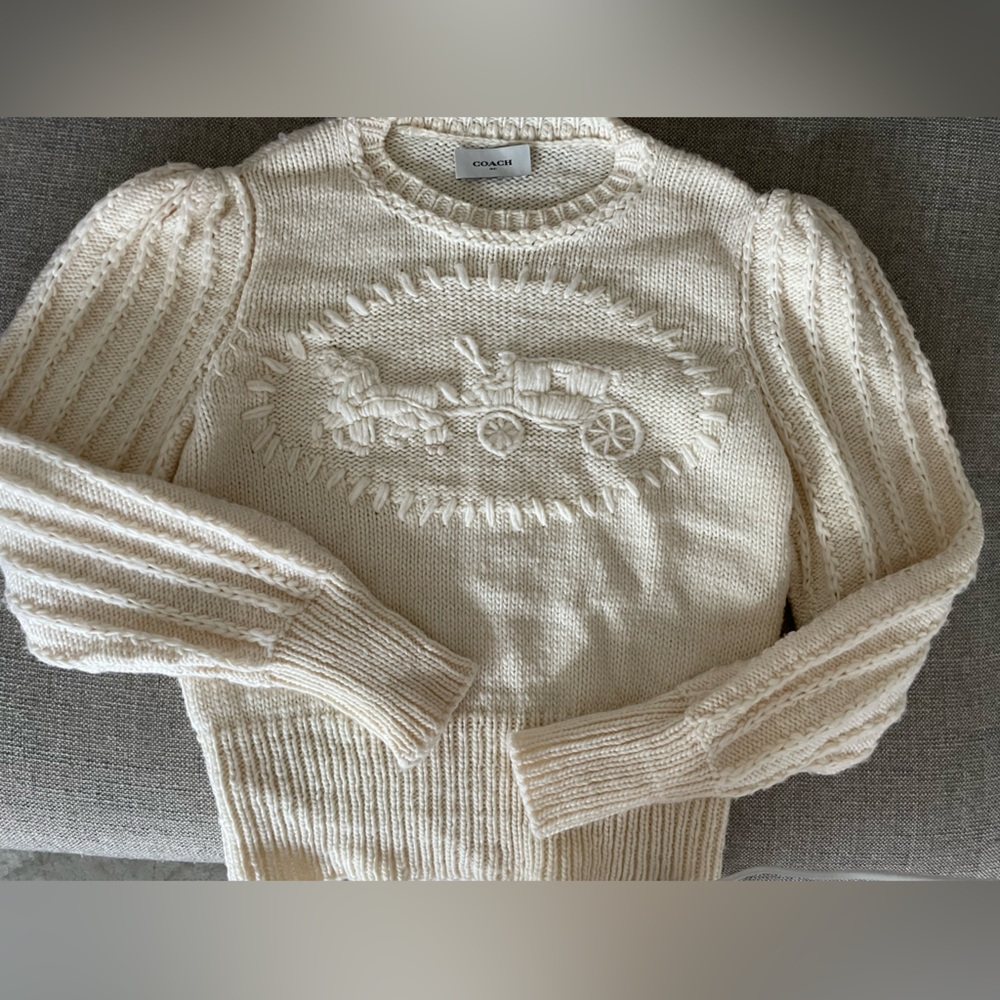 Coach sweater